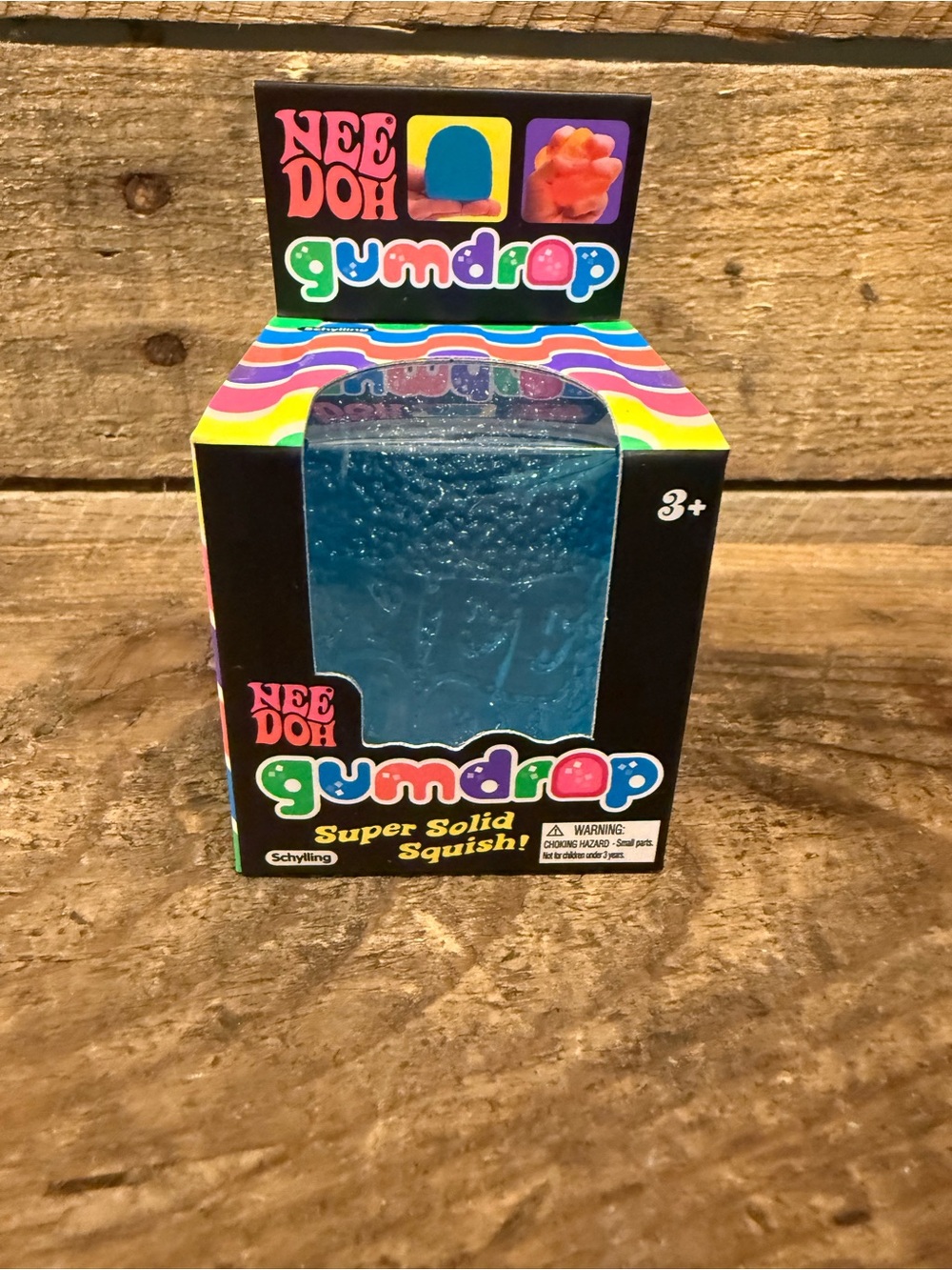 Gumdrop Super Solid Squish! Kids Toy - Blue